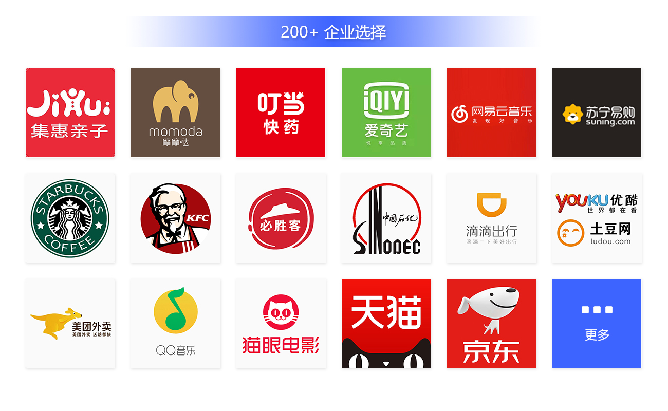 200+ 企业选择