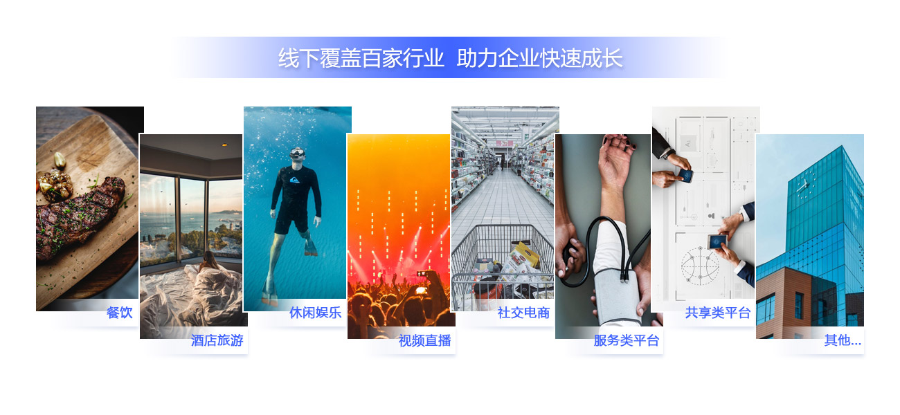 线下覆盖百家行业，助力企业快速成长